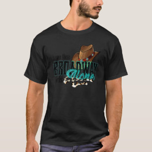 Leopard-Cowgirl-Hut, lasst diese Broadway-Girls in T-Shirt