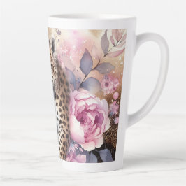 Leopard Cub & Rose Milchtasse