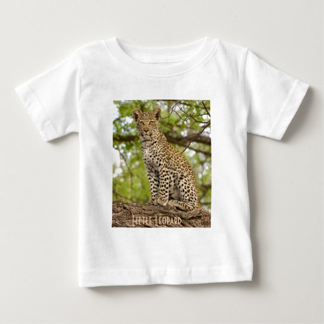 Leopard Cube auf der Limbe, Baby T - Shirt (Vorderseite)