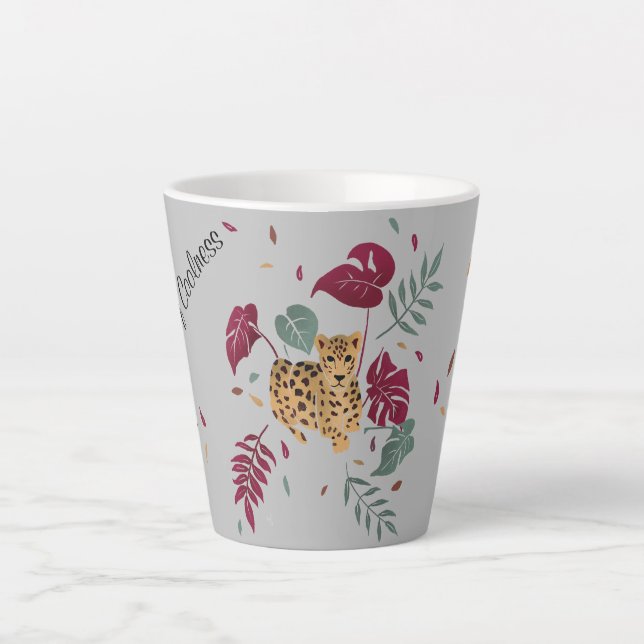 Leopard-Cup der Kühle Milchtasse (Vorderseite)