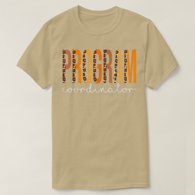 Leopard der Programmkoordinator Herbst Liebt als T-Shirt (Design vorne)