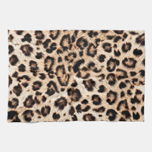 Leopard Design Pattern: Wilde Eleganz. Geschirrtuch