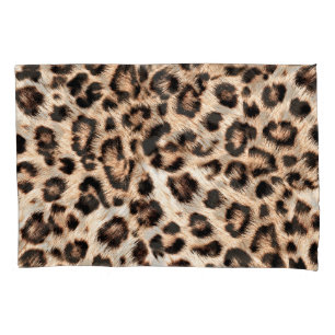 Leopard Design Pattern: Wilde Eleganz. Kissenbezug
