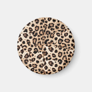 Leopard Design Pattern: Wilde Eleganz. Magnet