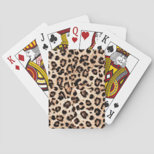 Leopard Design Pattern: Wilde Eleganz. Spielkarten