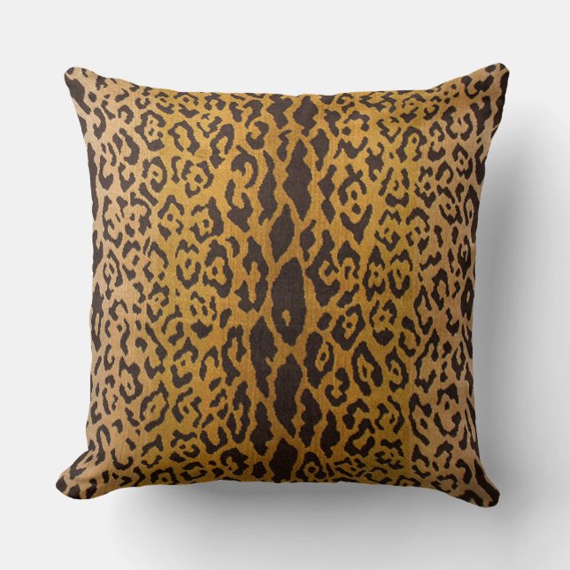 Leopard Designer Pillow Kissen (Vorderseite)