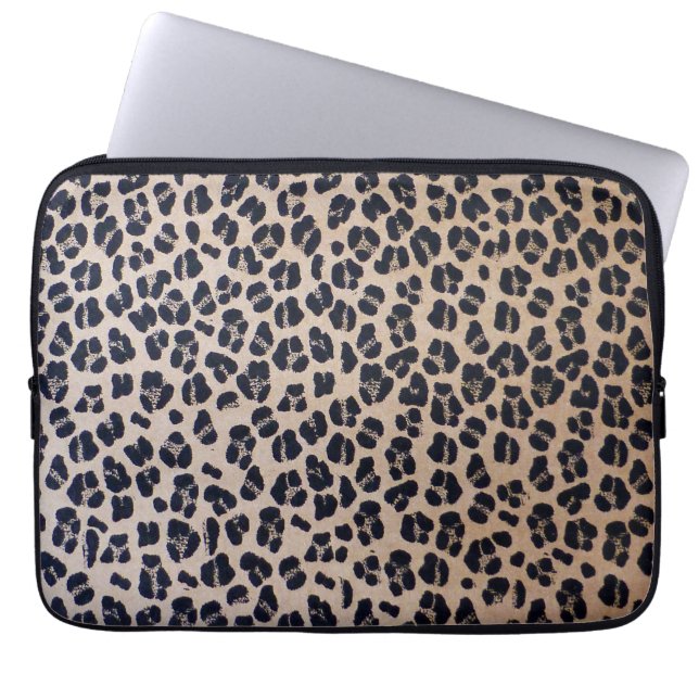 Leopard-Druck 13" Neopren-Laptop-Hülse Laptopschutzhülle (Vorderseite)