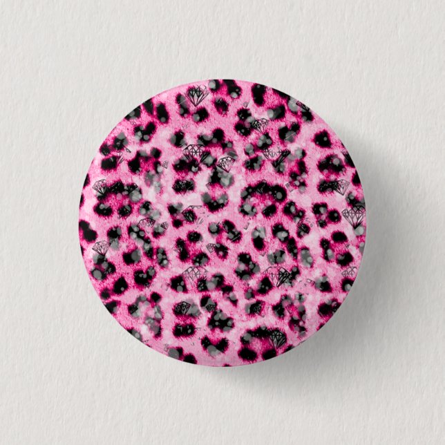 Leopard-Druck Button (Vorderseite)