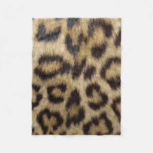 Leopard-Druck Fleecedecke