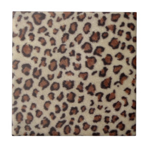 Leopard-Druck Fliese
