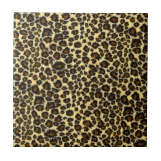 Leopard-Druck-Fliese Fliese (Vorderseite)