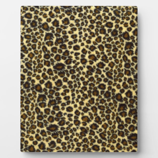 Leopard-Druck-Foto-Plakette Fotoplatte (Vorderseite)
