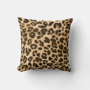 Leopard-Druck-Hintergrund Kissen