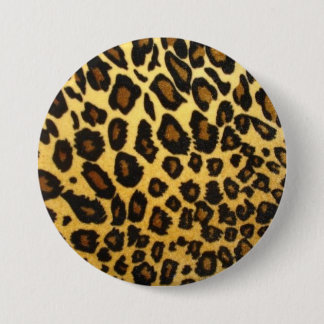 Leopard-Druck-Knopf Button