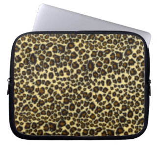 Leopard-Druck-Laptop-Hülse Laptopschutzhülle