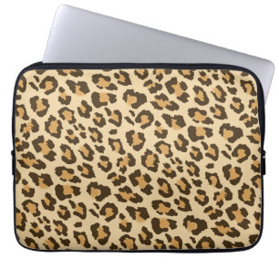 Leopard-Druck-Laptop-Hülse Laptopschutzhülle
