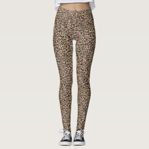 Leopard-Druck Leggings