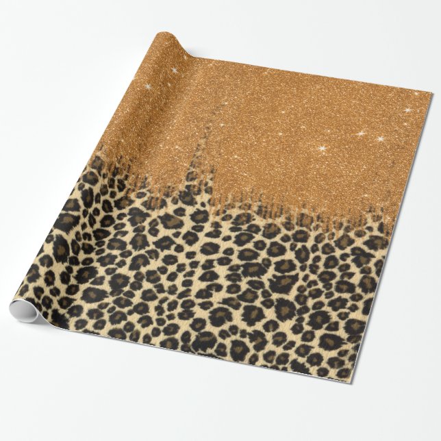 Leopard-Druck mit Geschenkpapier (Ungerollt)