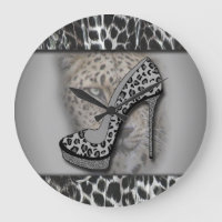 Leopard-Druck mit hoher Ferse mit Leopard
