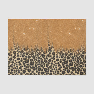 Leopard-Druck mit Seidenpapier