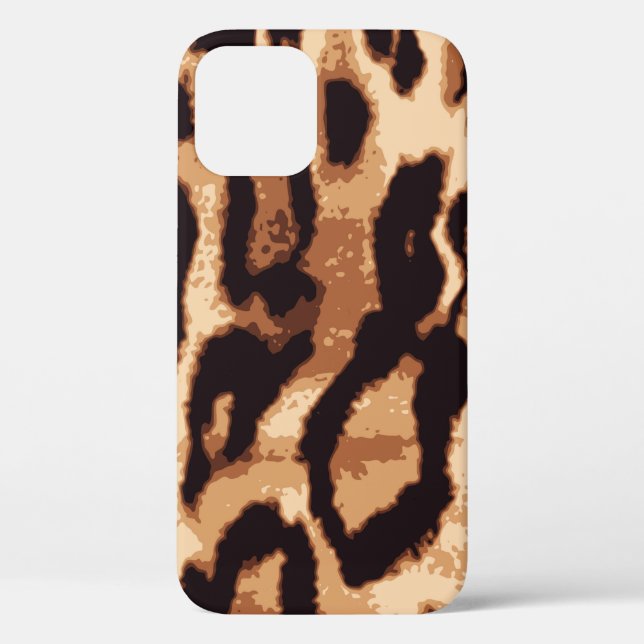 Leopard-Druck nahtlos Muster Case-Mate iPhone Hülle (Rückseite)