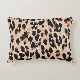 Leopard-Druck nahtlos Muster Dekokissen