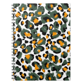 Leopard-Druck nahtlos Muster Notizblock