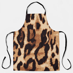 Leopard-Druck nahtlos Muster Schürze