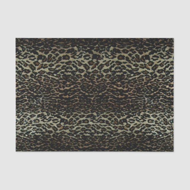 Leopard-Druck-Seidenpapier  Seidenpapier (Vorderseite)