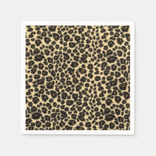 Leopard-Druck Serviette