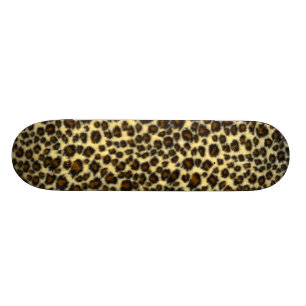 Leopard-Druck Skateboard