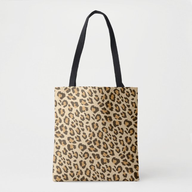 Leopard-Druck-Taschen-Tasche (Vorderseite)
