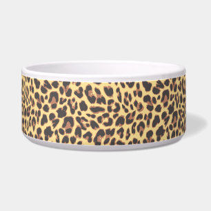 Leopard-Druck-Tierhaut-Muster Napf