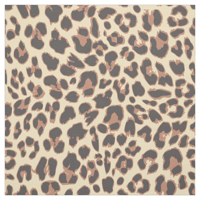 Leopard-Druck-Tierhaut-Muster Stoff (Muster)