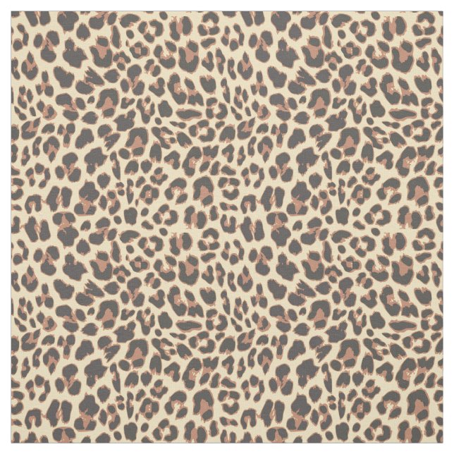 Leopard-Druck-Tierhaut-Muster Stoff (Muster)
