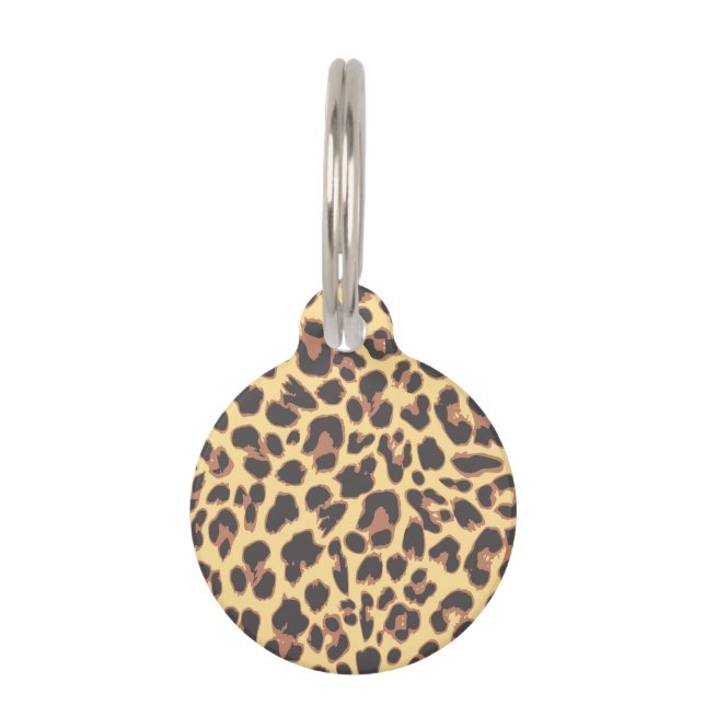 Leopard-Druck-Tierhaut-Muster Tiermarke (Vorderseite)