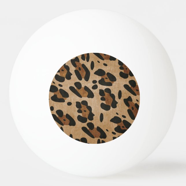 LEOPARD-DRUCK TISCHTENNISBALL (Rückseite)