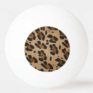 LEOPARD-DRUCK TISCHTENNISBALL