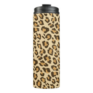 Leopard-Druck-Trommel Thermosbecher