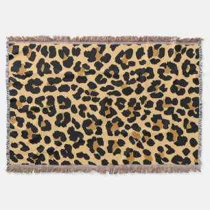 Leopard-Druck-Wurfs-Decke Decke