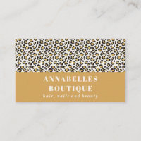 Leopard drucken erste Typografie fett modernes Gol