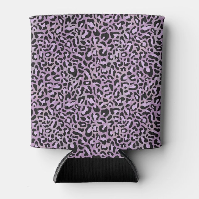 Leopard-Druckknopf färben Dosenkühler (Vorderseite)