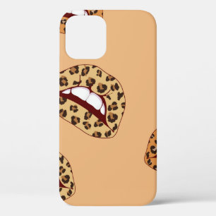 Leopard Drucklippen nahtlos Muster, Geparden Lippe Case-Mate iPhone Hülle