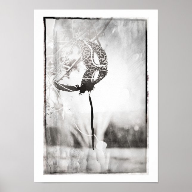 leopard druckmaschinengestempeltes Poster (Vorne)