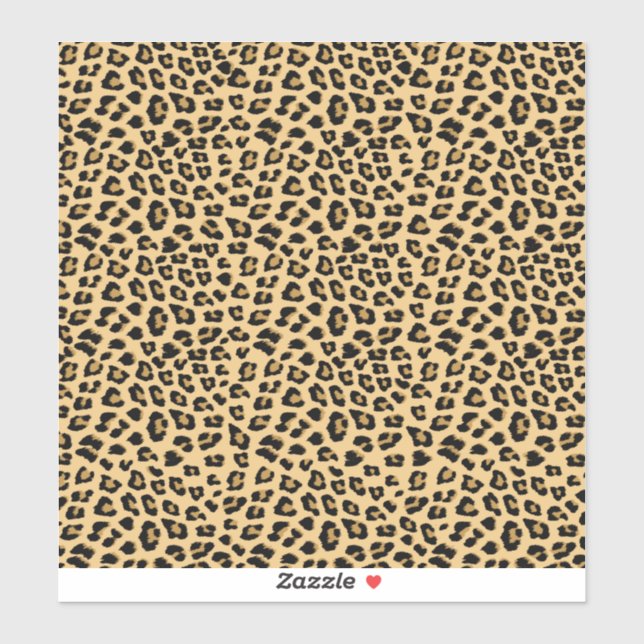 Leopard-Druckmuster Aufkleber (Blatt)