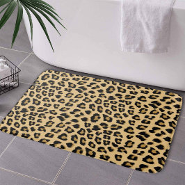 Leopard-Druckmuster Badematte