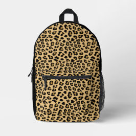 Leopard-Druckmuster Bedruckter Rucksack