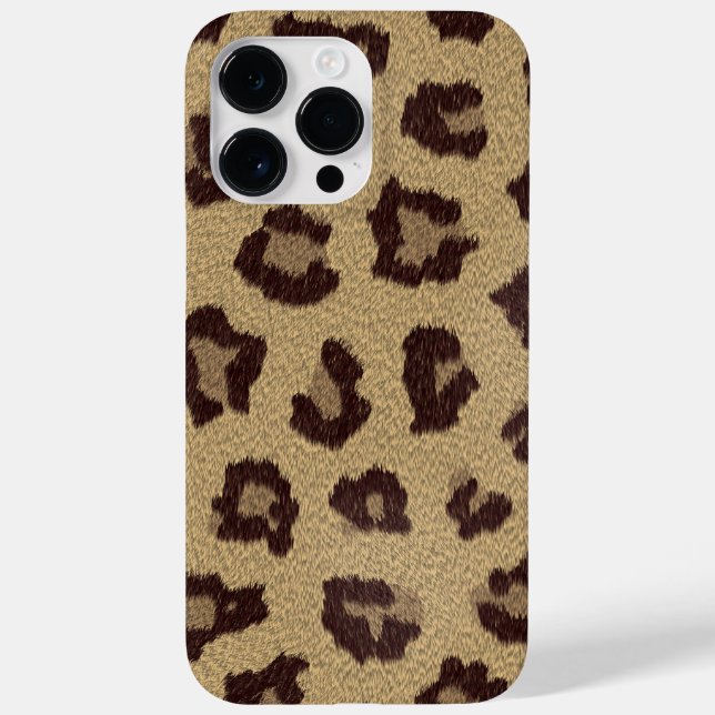 Leopard-Druckmuster Case-Mate iPhone Hülle (Rückseite)