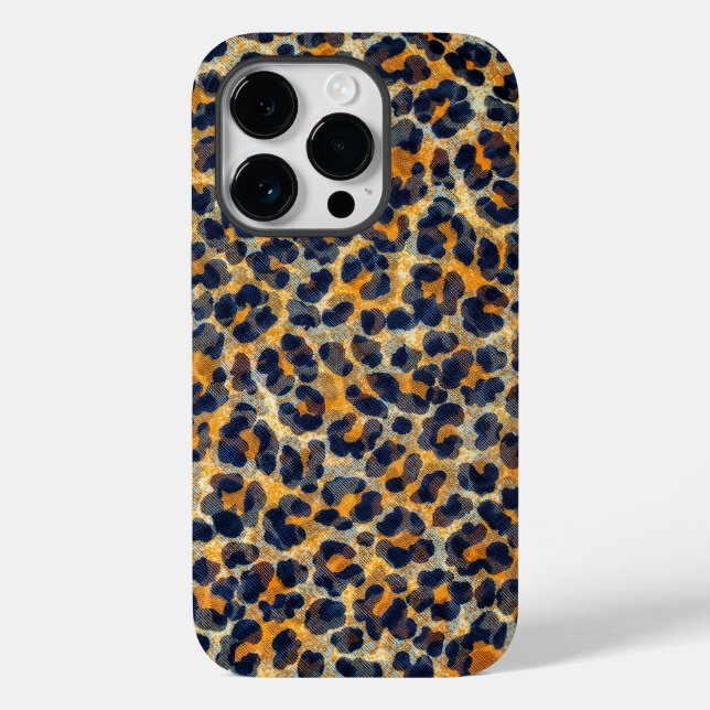 Leopard-Druckmuster Case-Mate iPhone Hülle (Rückseite)