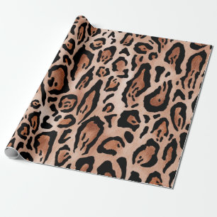 Leopard-Druckmuster Geschenkpapier